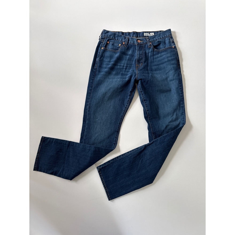 Cremieux Mens Relaxed Straight Premium Denim Jeans Blue 32x34 F184-2 B04